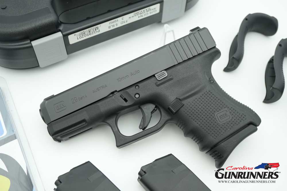 Glock 29 Gen4 10mm 3.78" Barrel Night Fision Sights Kydex Holster 3 mags-img-4