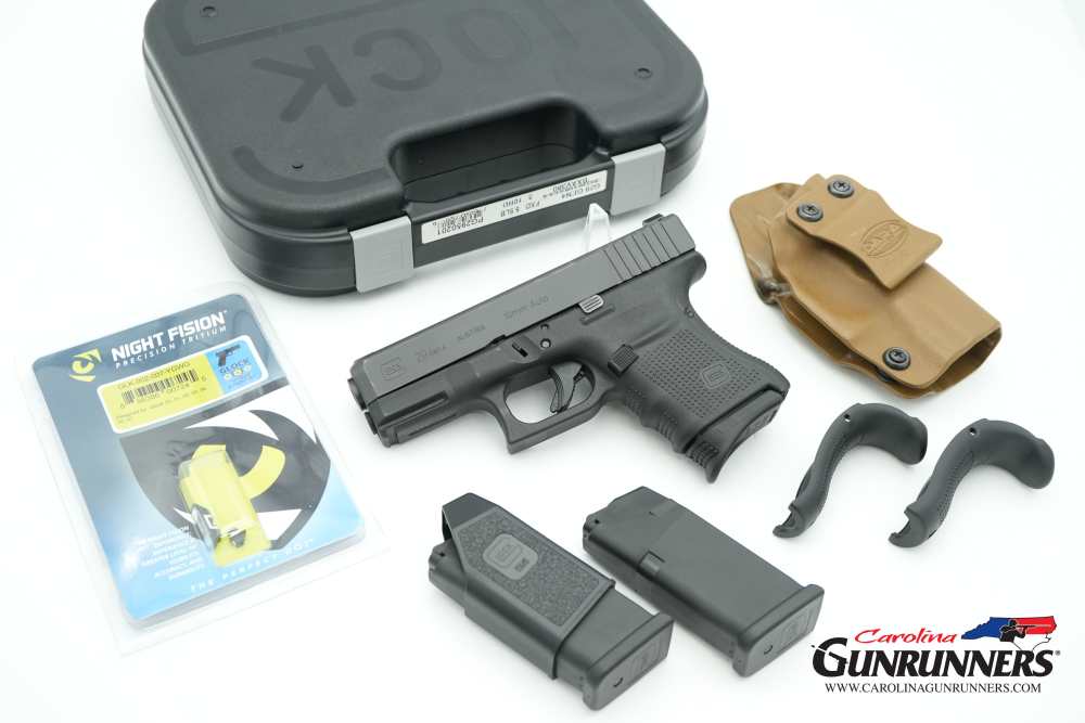 Glock 29 Gen4 10mm 3.78" Barrel Night Fision Sights Kydex Holster 3 mags-img-37