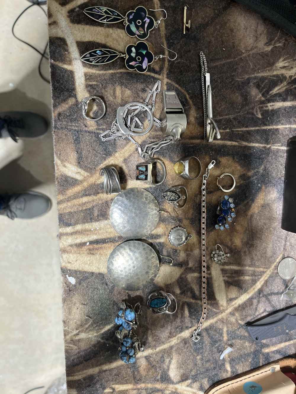 Assorted antique jewelry silver-img-0