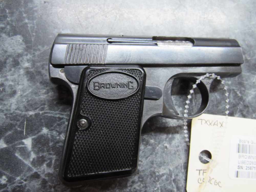 Belgian Baby Browning FN 1962 Mfg 25ACP Very Nice Blued -img-1