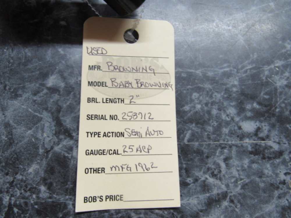 Belgian Baby Browning FN 1962 Mfg 25ACP Very Nice Blued -img-13