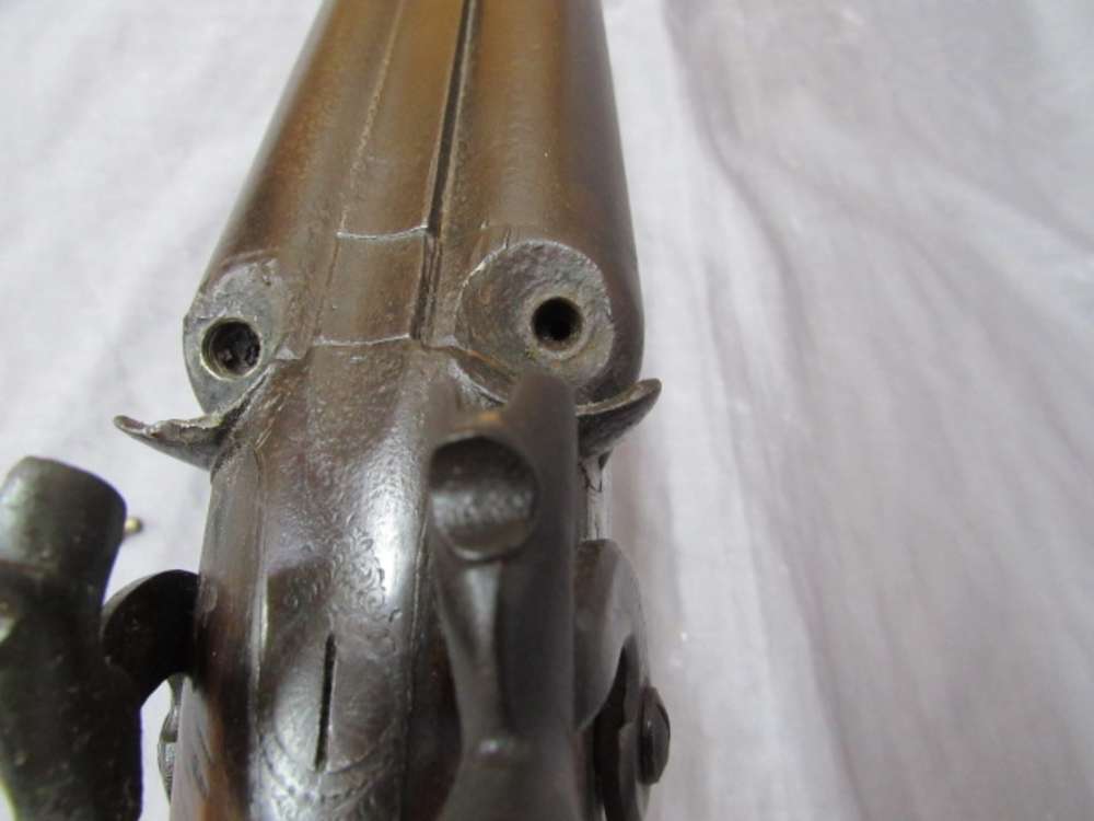 W & C SCOTT & SON DOUBLE BARREL SHOTGUN 10 GAUGE Percussion Cap Ignition-img-53