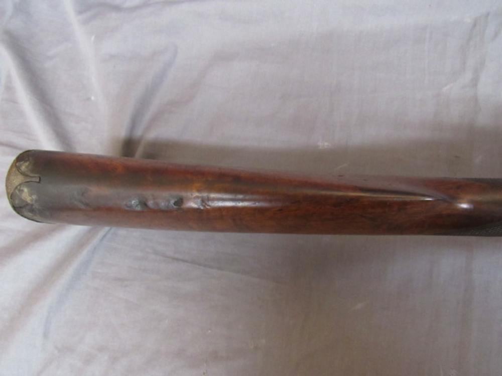 W & C SCOTT & SON DOUBLE BARREL SHOTGUN 10 GAUGE Percussion Cap Ignition-img-14