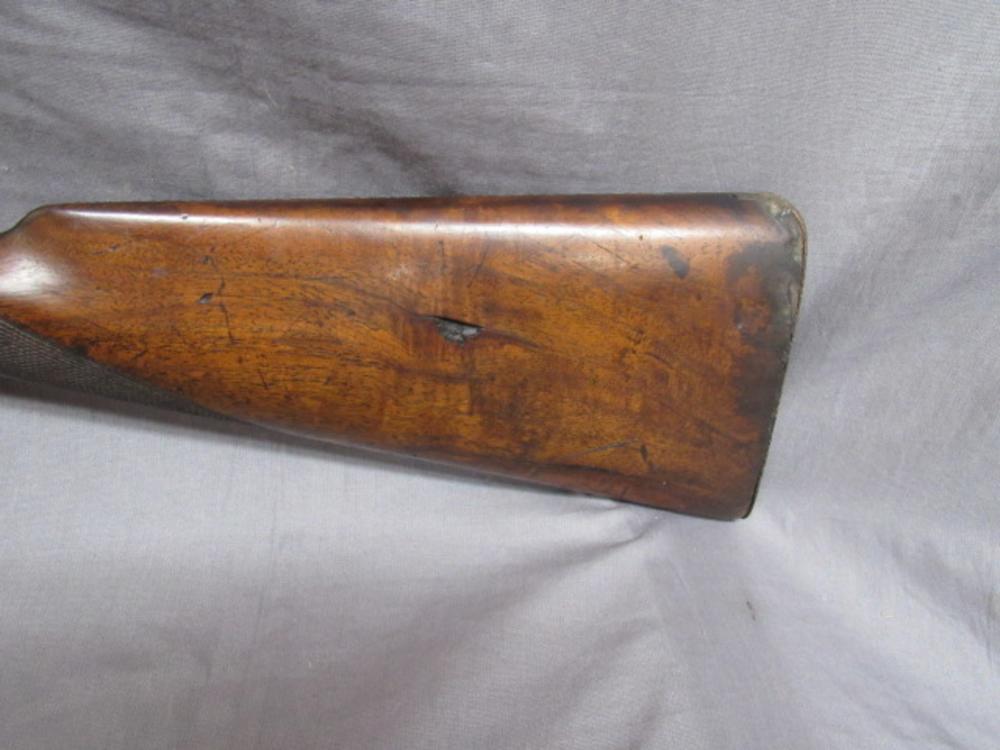 W & C SCOTT & SON DOUBLE BARREL SHOTGUN 10 GAUGE Percussion Cap Ignition-img-25