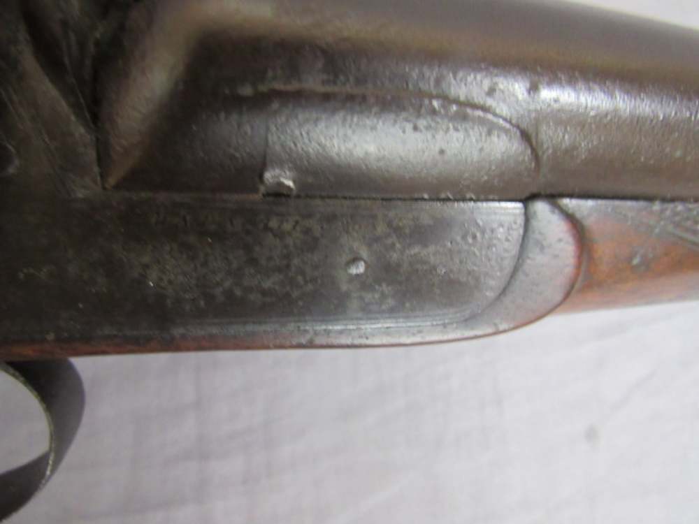 W & C SCOTT & SON DOUBLE BARREL SHOTGUN 10 GAUGE Percussion Cap Ignition-img-22