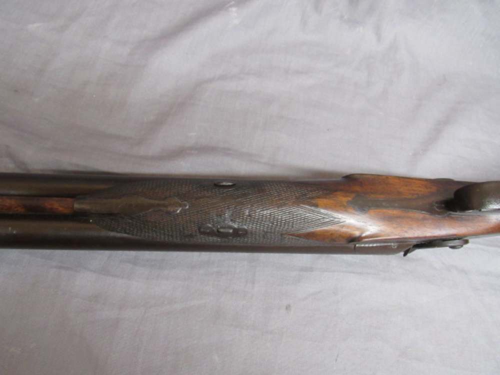 W & C SCOTT & SON DOUBLE BARREL SHOTGUN 10 GAUGE Percussion Cap Ignition-img-42