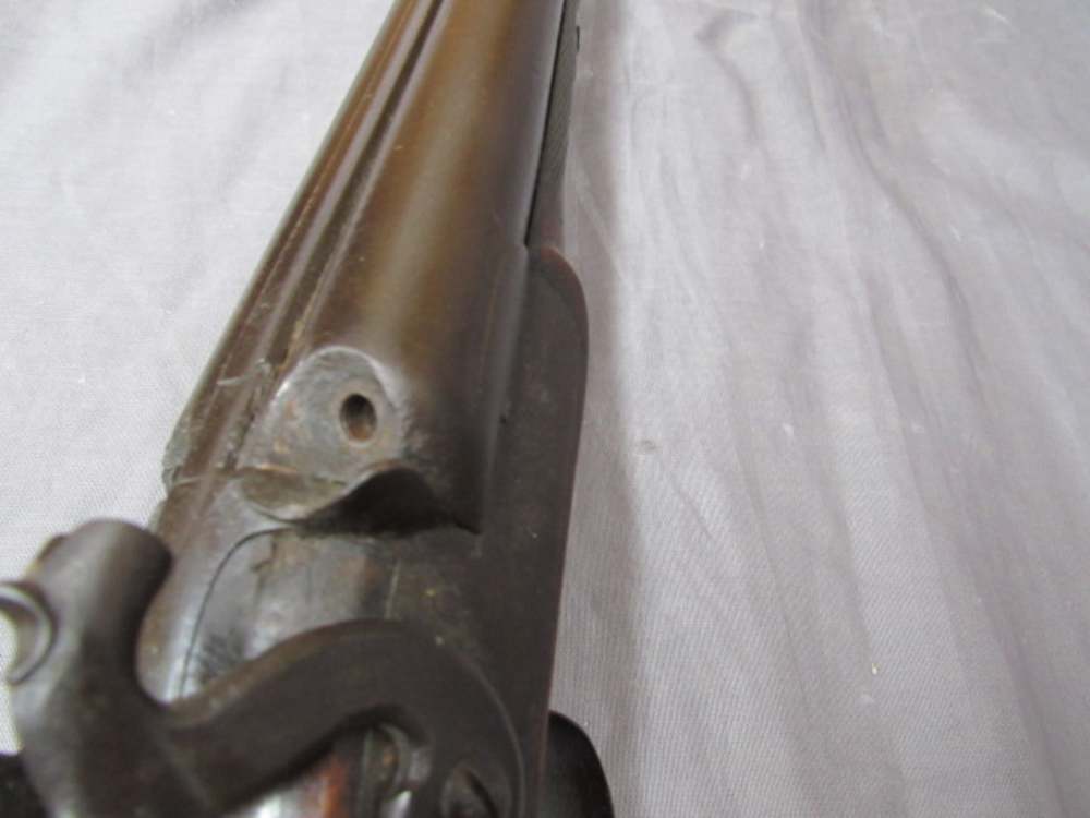 W & C SCOTT & SON DOUBLE BARREL SHOTGUN 10 GAUGE Percussion Cap Ignition-img-55