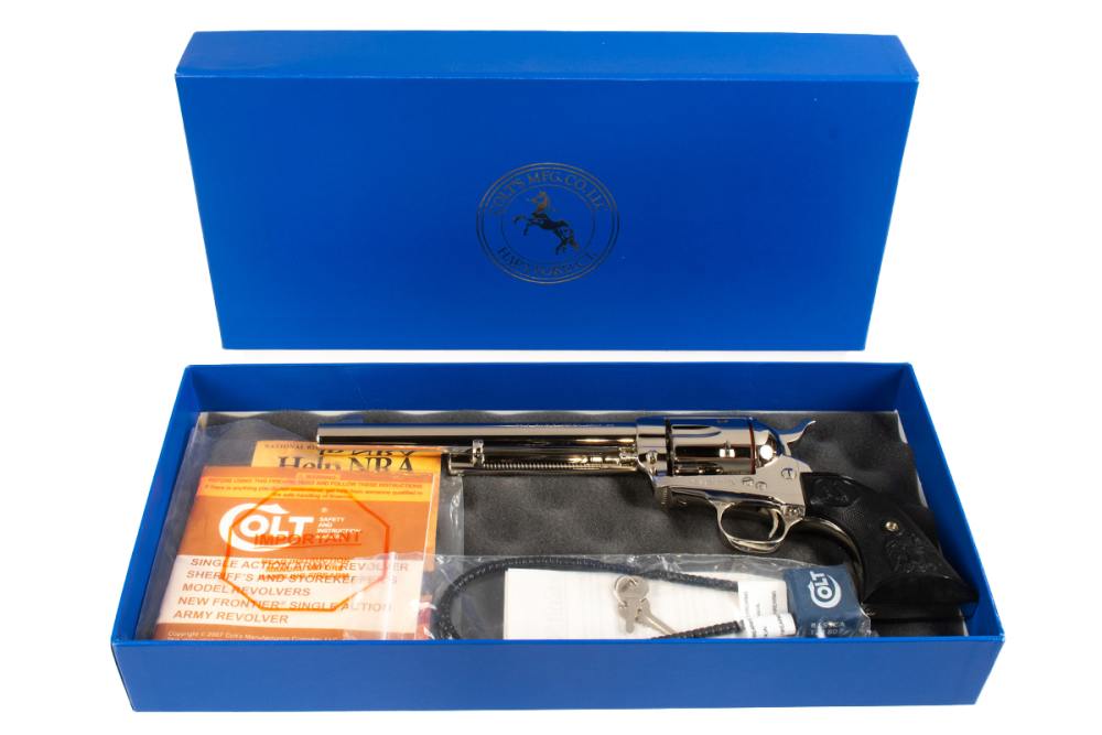 Colt SAA Single Action Army 7.5" 45 COLT 2008 NIB Unfired ORIGINAL NICKEL-img-14