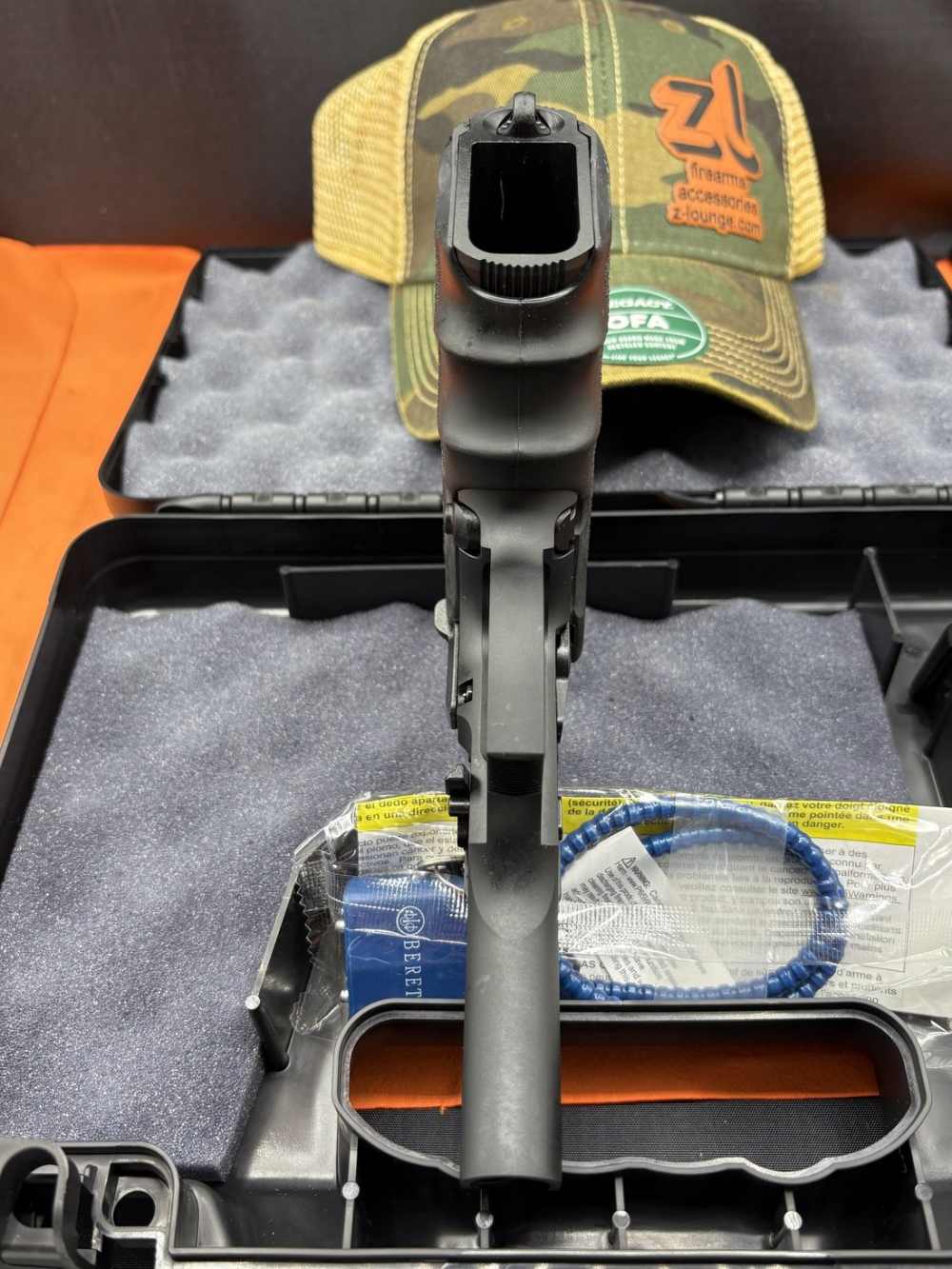 BLEM COMPLETE FRAME Beretta 92FS 92 FS Brigadier Black 9mm Rubber 15Rd Mags-img-8