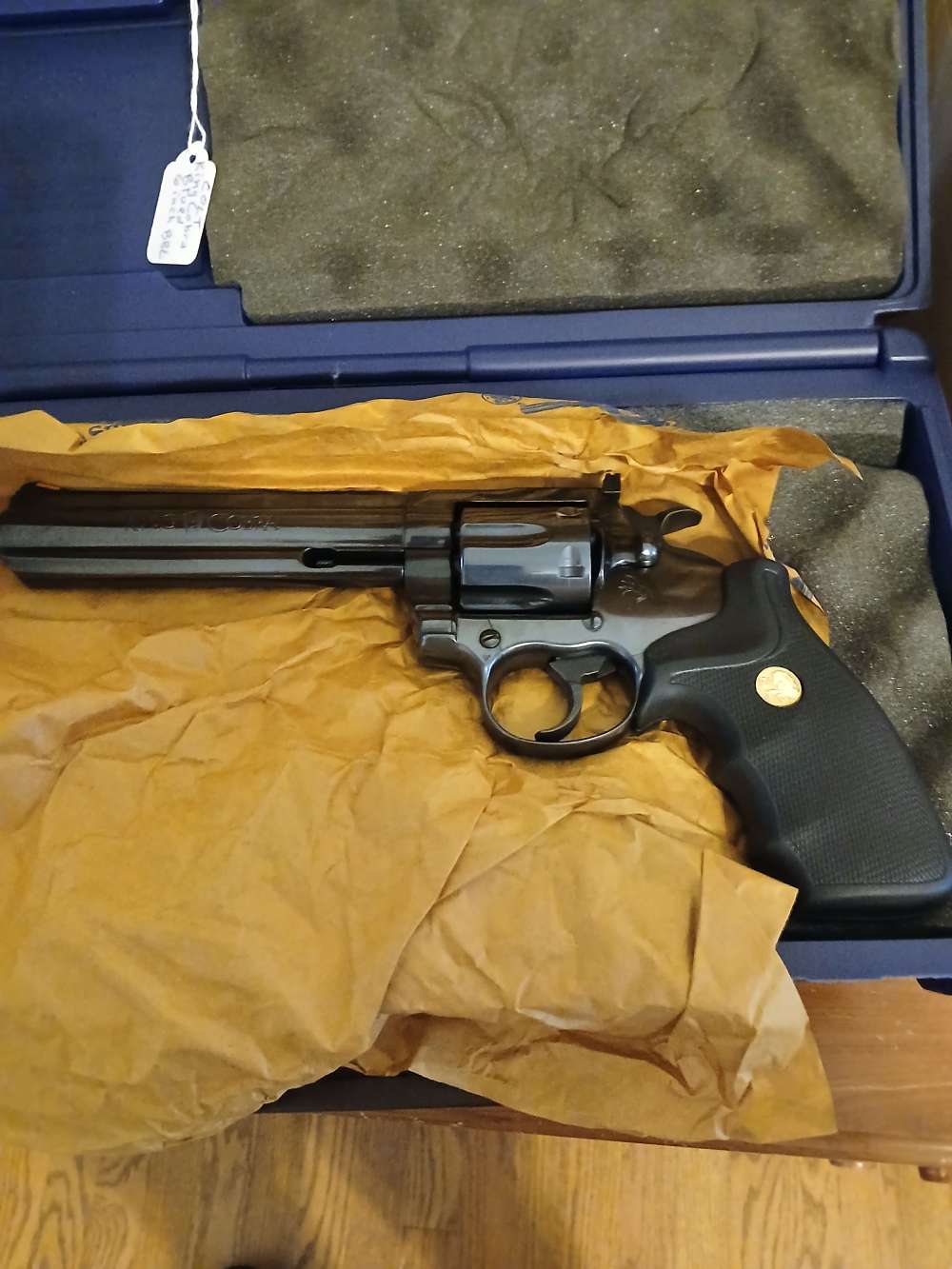 Vintage 1990 Blued Colt King Cobra .357 6 inch-img-0