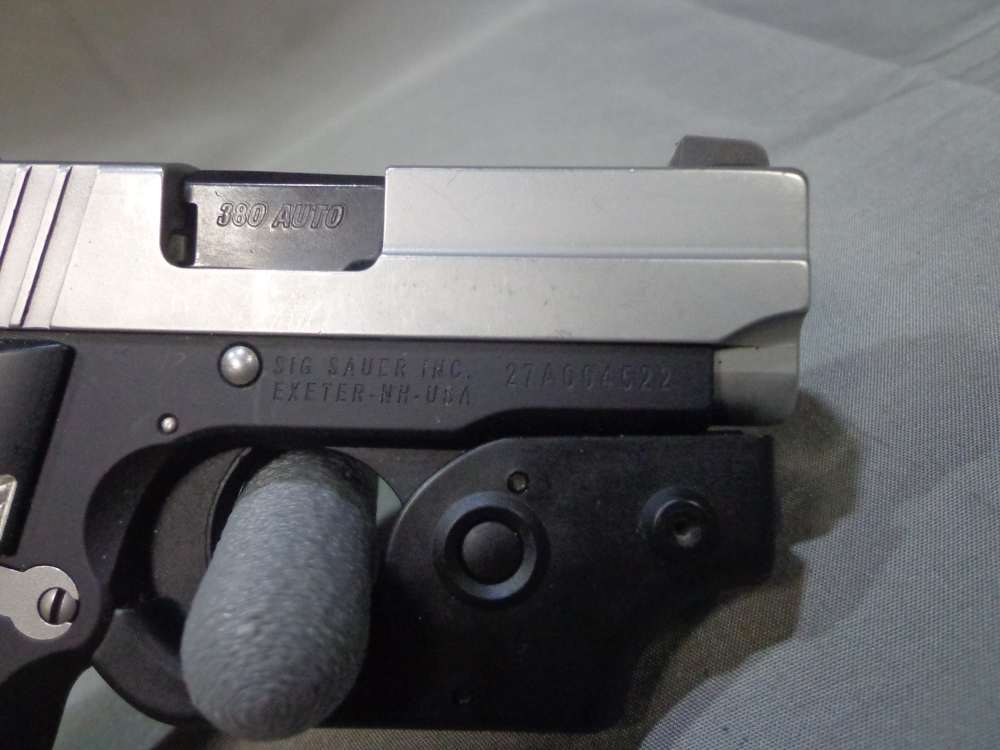 SIG P238 Two-Tone, w/Laser - super nice, .01 Start!-img-3