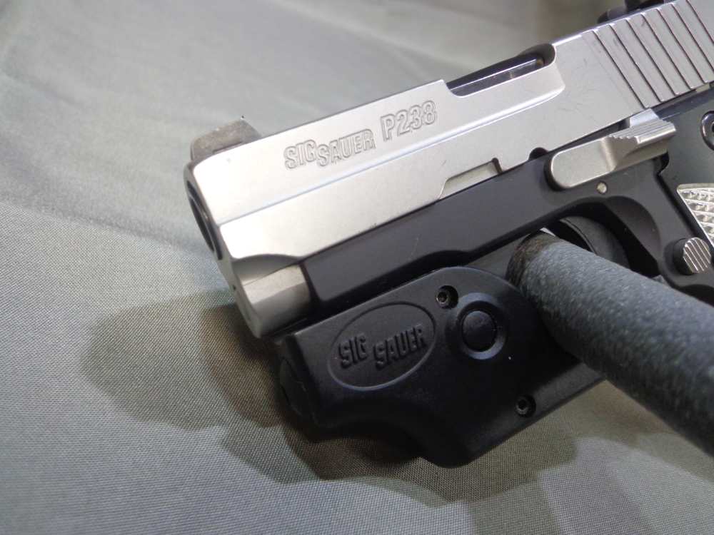 SIG P238 Two-Tone, w/Laser - super nice, .01 Start!-img-7