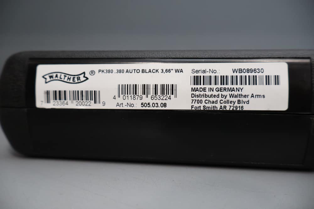 Walther PK380 .380ACP 3.7" w/Factory Box-img-1