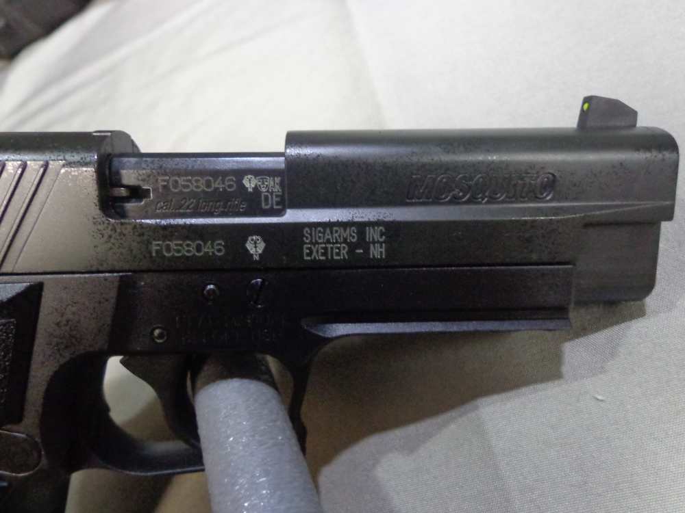 SIG Mosquito, 22LR, Black Nitron - excellent - .01 Start!-img-4