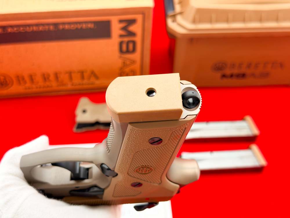 2017 Beretta M9A3 Type F 9mm 5" Threaded Flat Dark Earth w/ Ammo Can Case-img-20