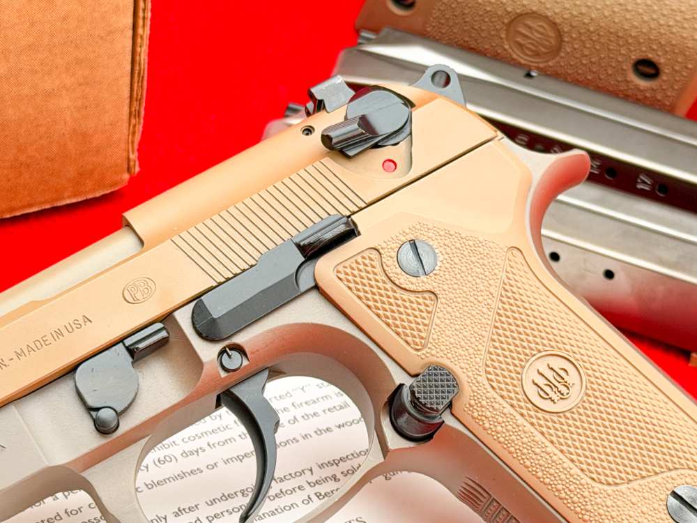 2017 Beretta M9A3 Type F 9mm 5" Threaded Flat Dark Earth w/ Ammo Can Case-img-6