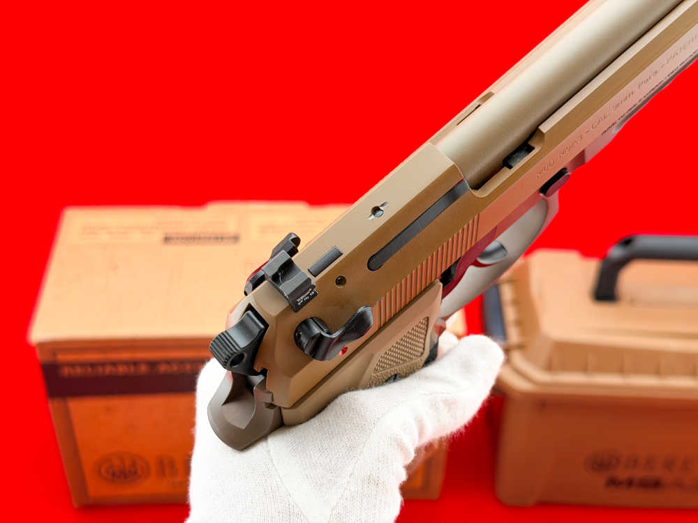 2017 Beretta M9A3 Type F 9mm 5" Threaded Flat Dark Earth w/ Ammo Can Case-img-15
