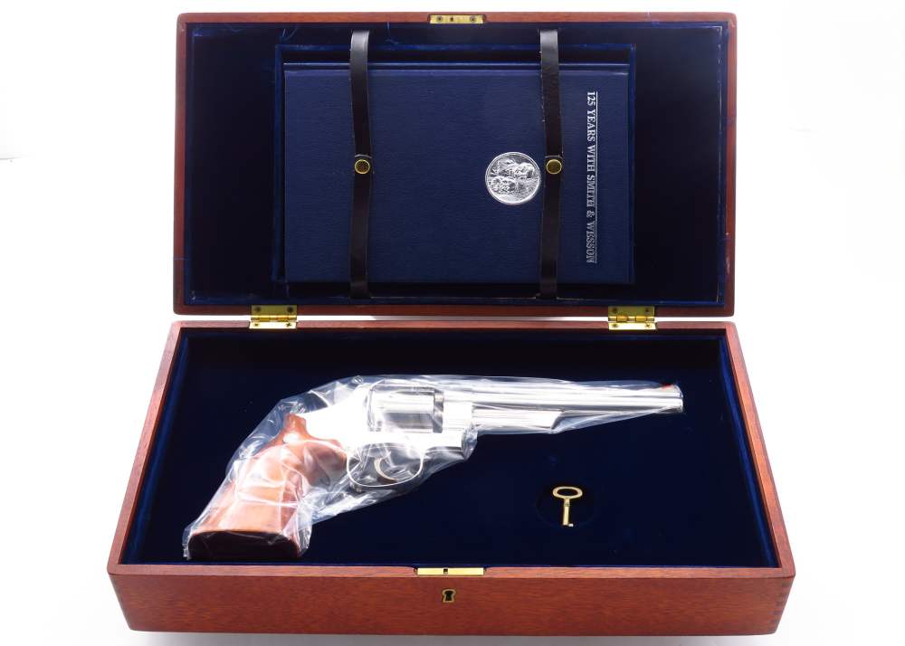 NEVER SEEN IN NICKEL BEFORE - S&W 125TH Anniversary 25-3 45 Colt 1977-img-55