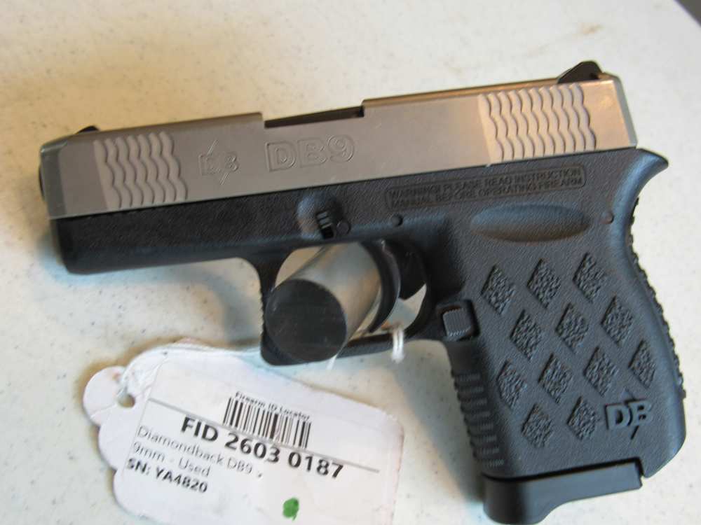Diamondback DB9 9mm w/ two-tone Stainless Slide $.01 Start No Resv-img-0