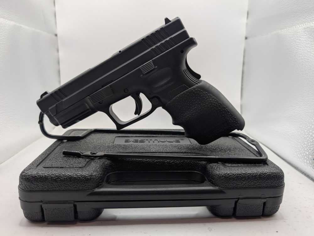 SPRINGFIELD ARMORY XD-9 SEMI AUTO PISTOL 9MM COMES WITH HOGUE GRIP - NICE!-img-0