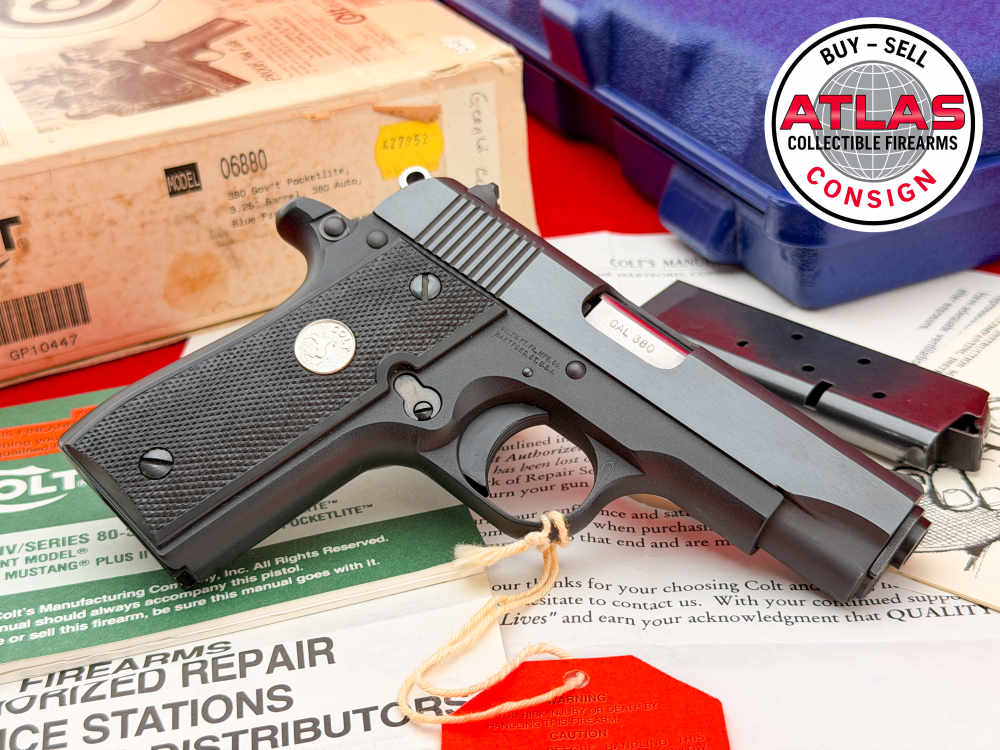 STUNNING 1995 Colt Government Pocketlite .380 ACP 3.25" Blued w/ Box-img-8