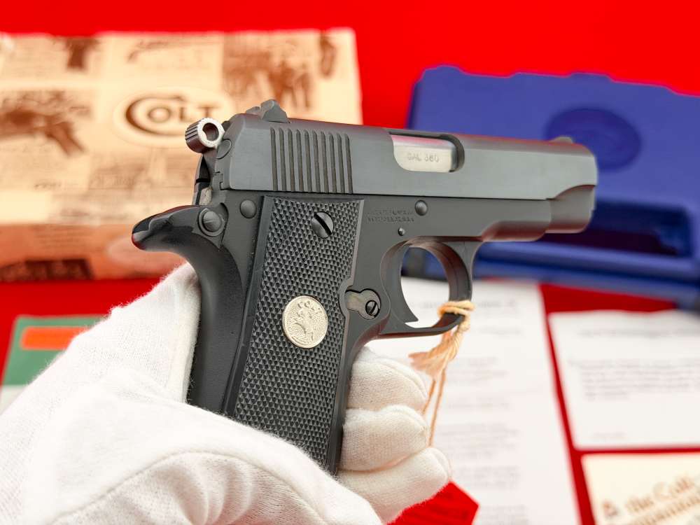 STUNNING 1995 Colt Government Pocketlite .380 ACP 3.25" Blued w/ Box-img-16