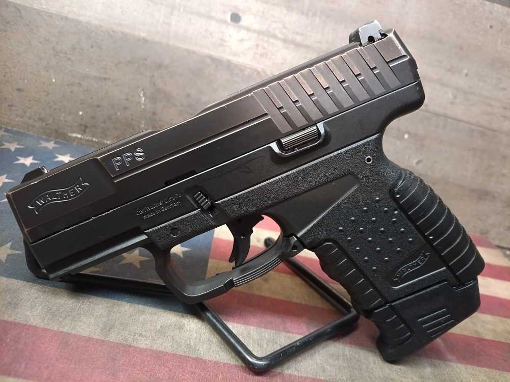LOOK! GREAT COND. WALTHER PPS (Gen 1) 9mm 3.2"Brl w/Mag 8+1 PENNY START NR!-img-0