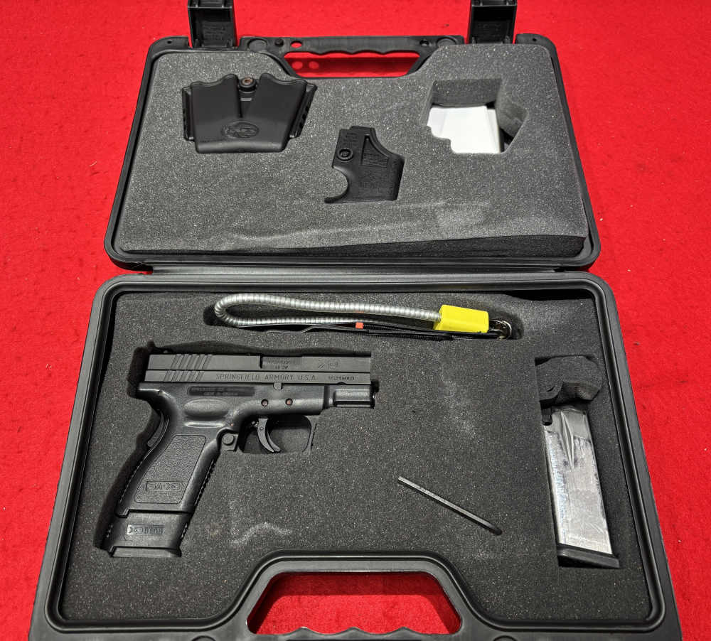 Springfield Armory XD-40 SC HC 40S&W 3" 2x Mags Box Used-img-0