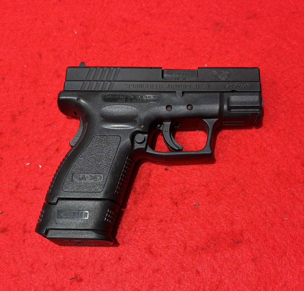 Springfield Armory XD-40 SC HC 40S&W 3" 2x Mags Box Used-img-2
