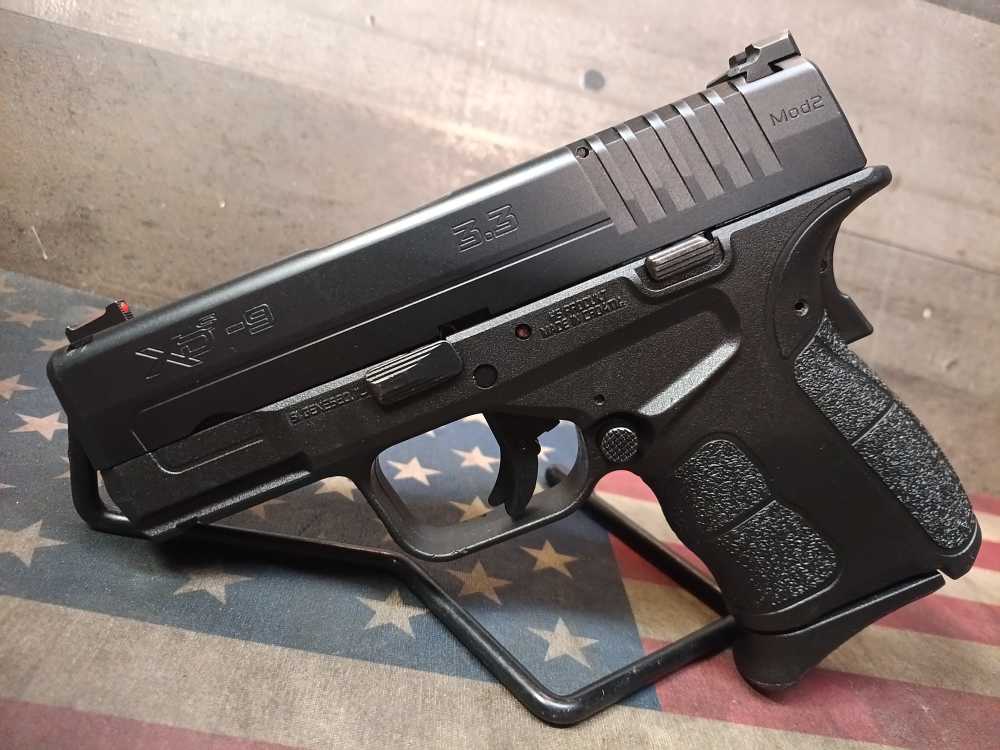 LOOK! GREAT COND SPRINGFIELD XD-S Mod 2 9mm 3.3"Brl w/2Mags 9+1 PENNY NR! -img-7