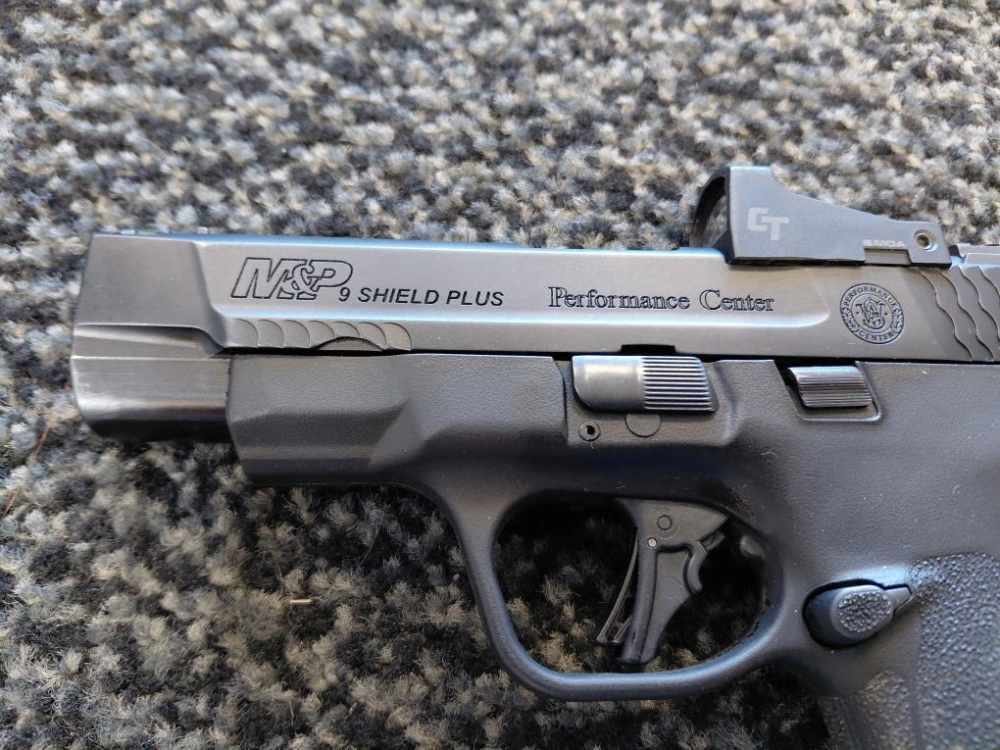 SMITH & WESSON PISTOL M&P9 SHIELD CRIMSON TRACE RED DOT IN BOX W MANUAL-img-2