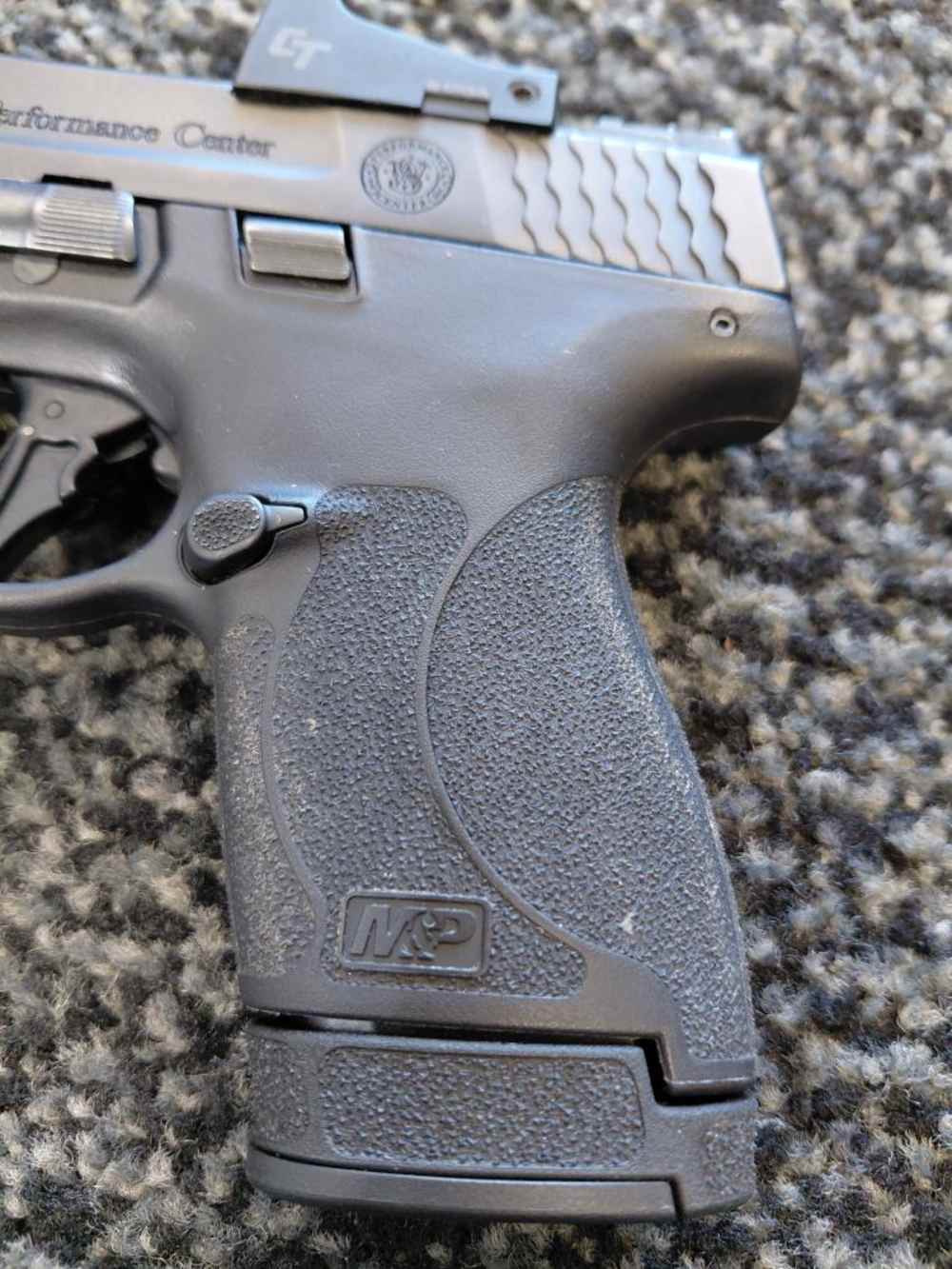 SMITH & WESSON PISTOL M&P9 SHIELD CRIMSON TRACE RED DOT IN BOX W MANUAL-img-3