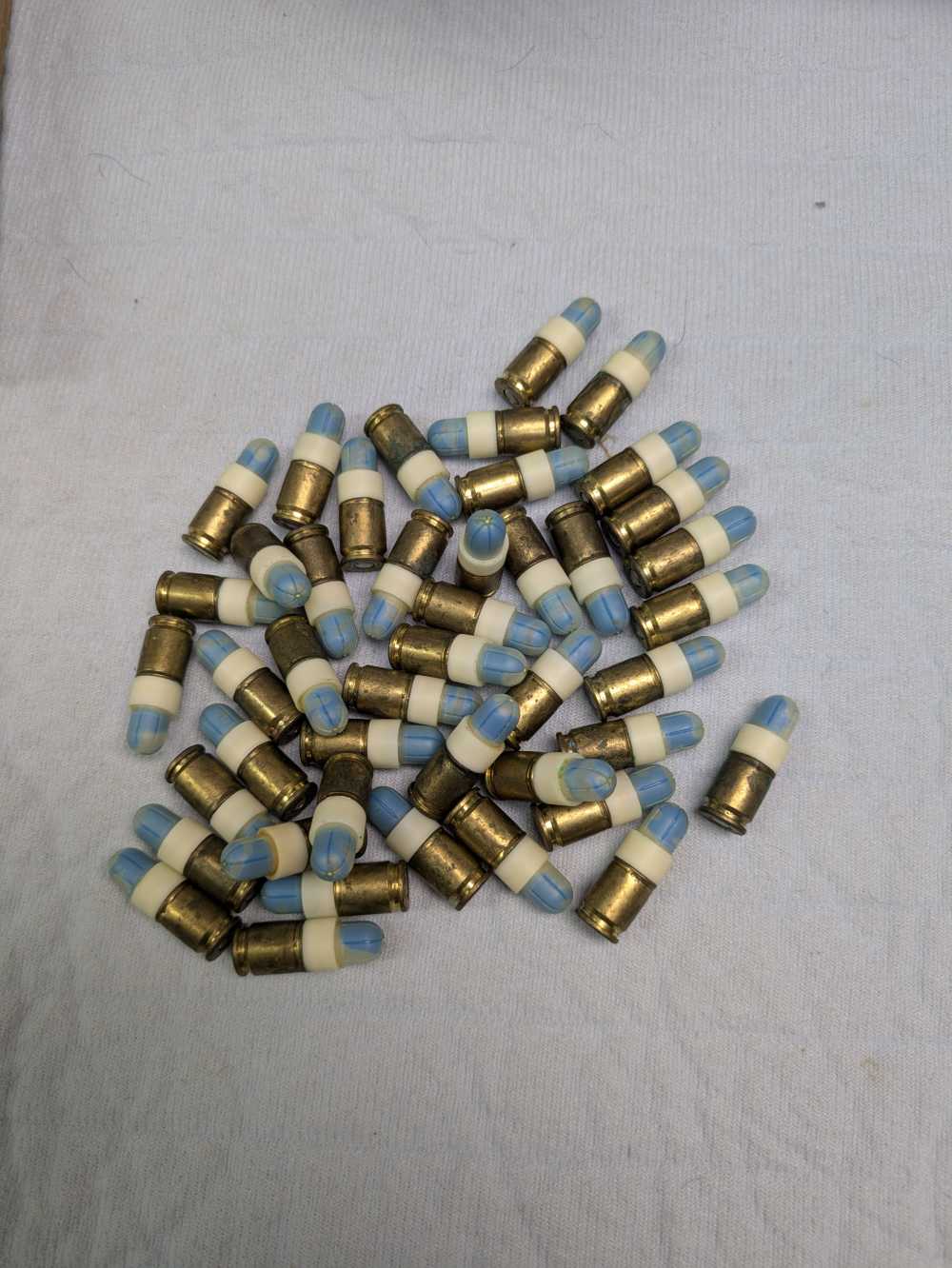 9mm Blue Paint Simunition  Rounds, quant #40-img-0