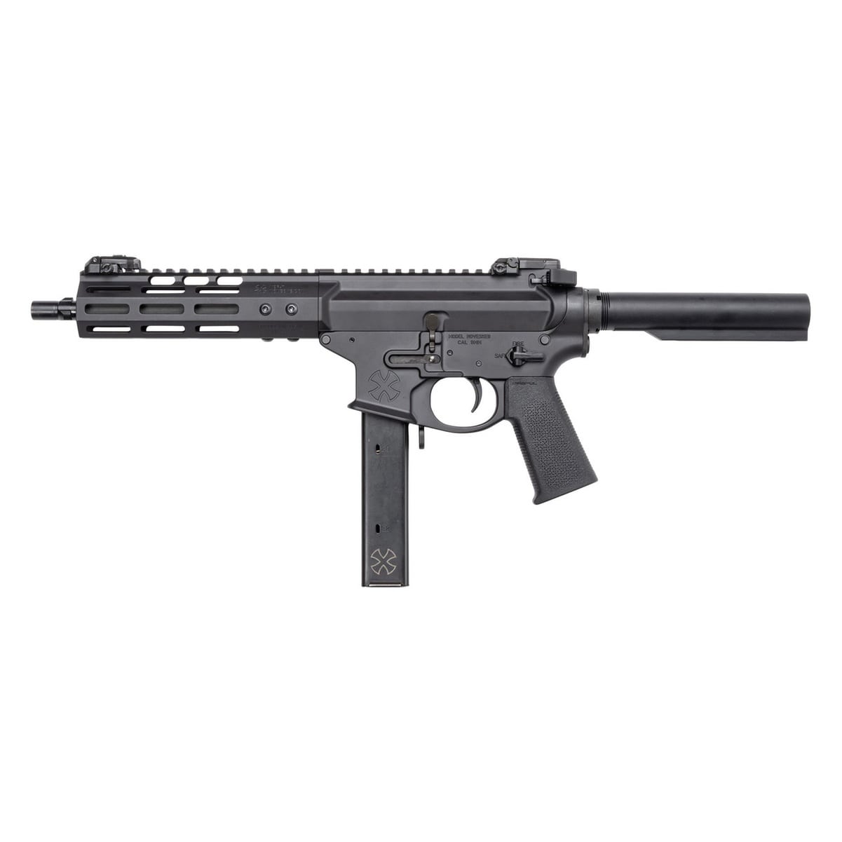 NOVESKE Cry Baby Gen 4 9mm 8.125in 32rd Black Braceless Long Pistol 2001205-img-2