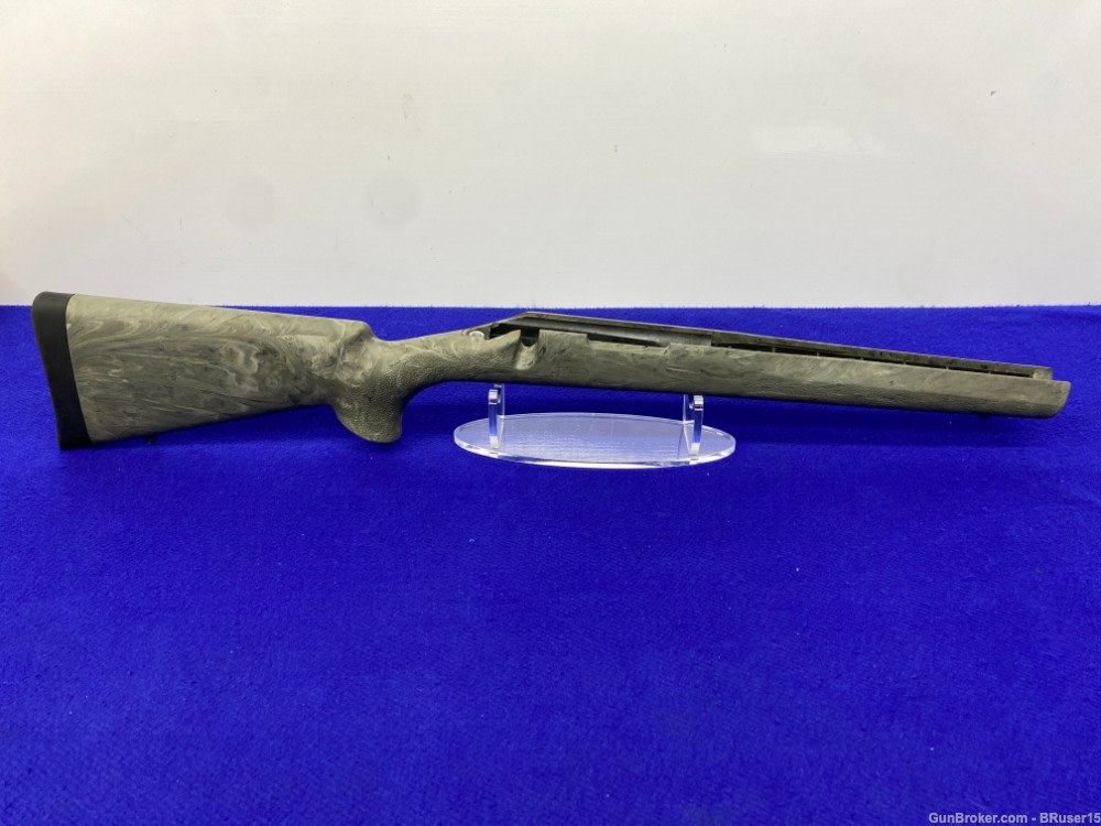 Hogue Over Molded Short Action Pillar Bed Stock *GHILLIE GREEN FINISH* NOS-img-3