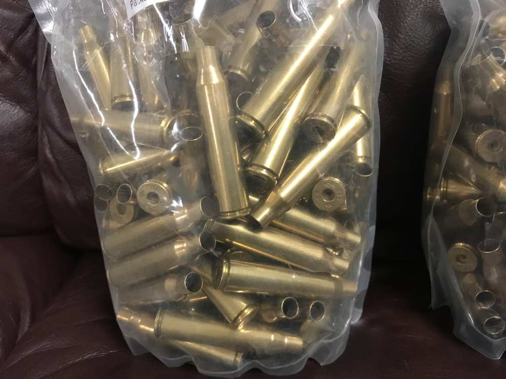 New unprimed Bertram Australia 338 Lapua brass 100 rounds -img-2