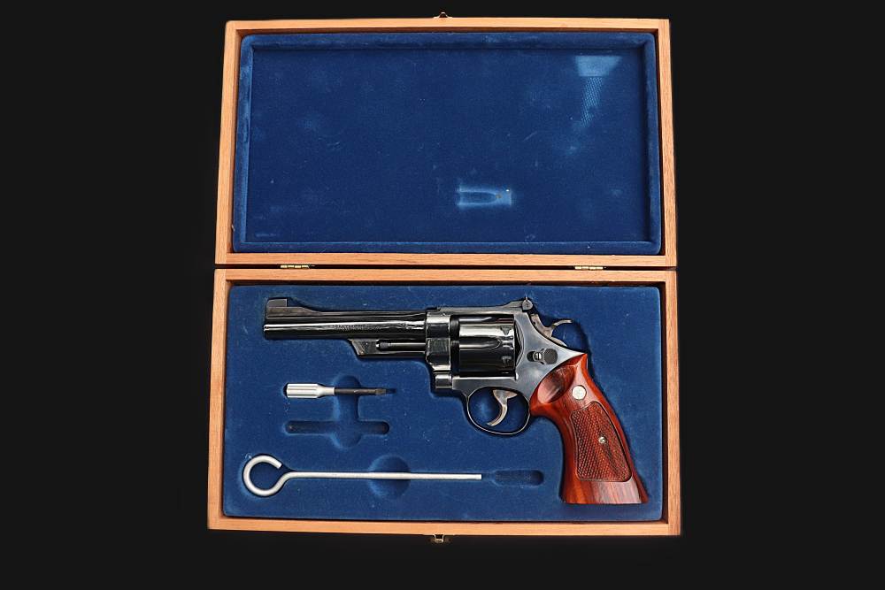 Smith & Wesson model 27-2 Revolver .357 Mag 6" w/Display Case-img-0