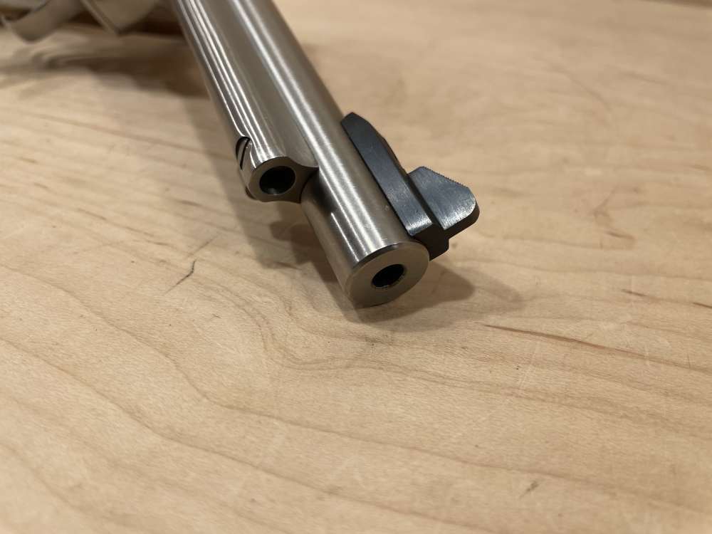 **EXCELLENT** RUGER SINGLE SIX, 22 WMR, 5 1/2" BBL., STAINLESS STEEL -img-18