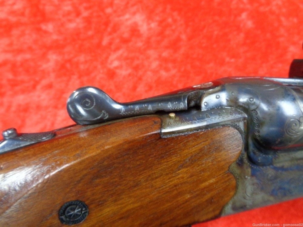 Simson Merkel Drilling 6.5 12 Gauge Double Scope Rings German Rifle I TRADE-img-17