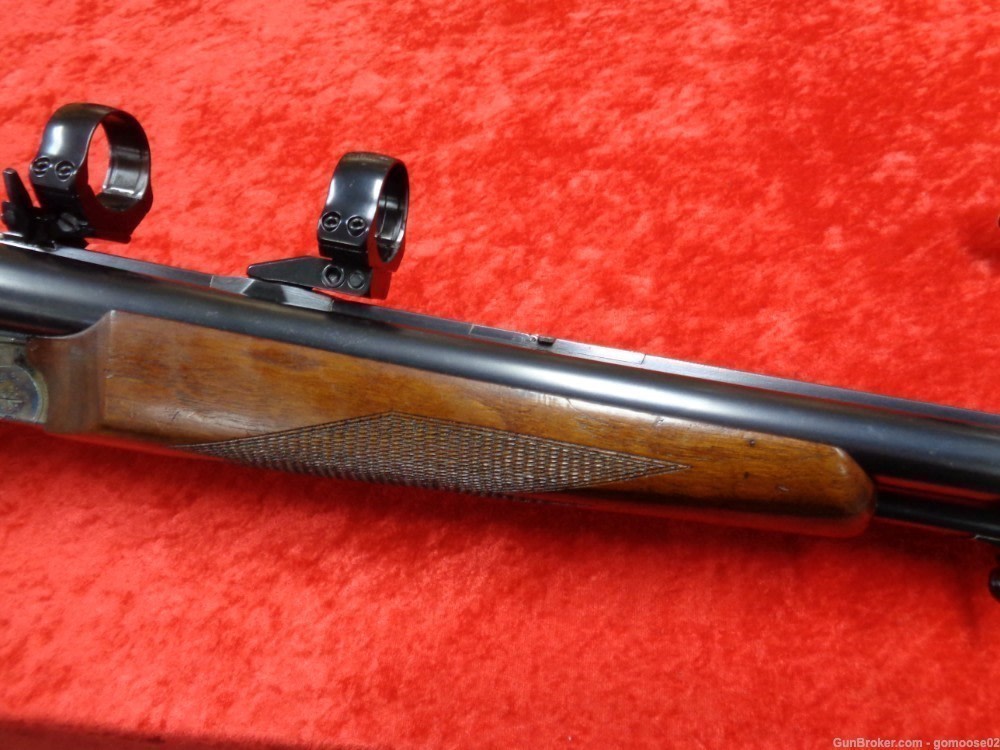 Simson Merkel Drilling 6.5 12 Gauge Double Scope Rings German Rifle I TRADE-img-19