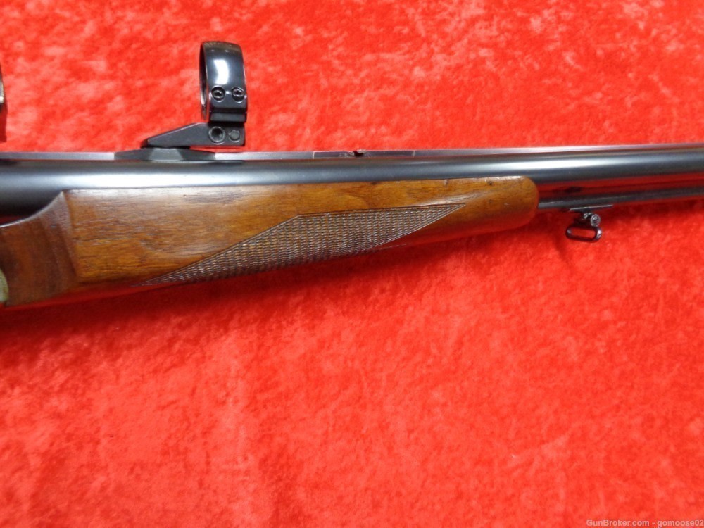 Simson Merkel Drilling 6.5 12 Gauge Double Scope Rings German Rifle I TRADE-img-72