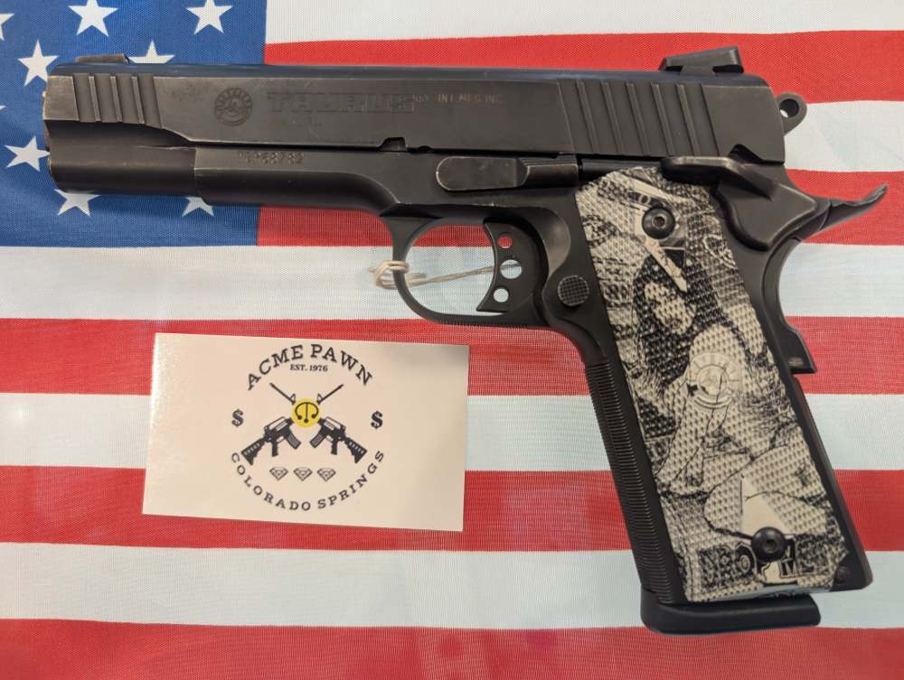 G-107905-1 TAURUS PT 1911 W/2 MAGAZINES CUSTOM LOWRIDER GRIPS CHICA/CHOLA-img-0