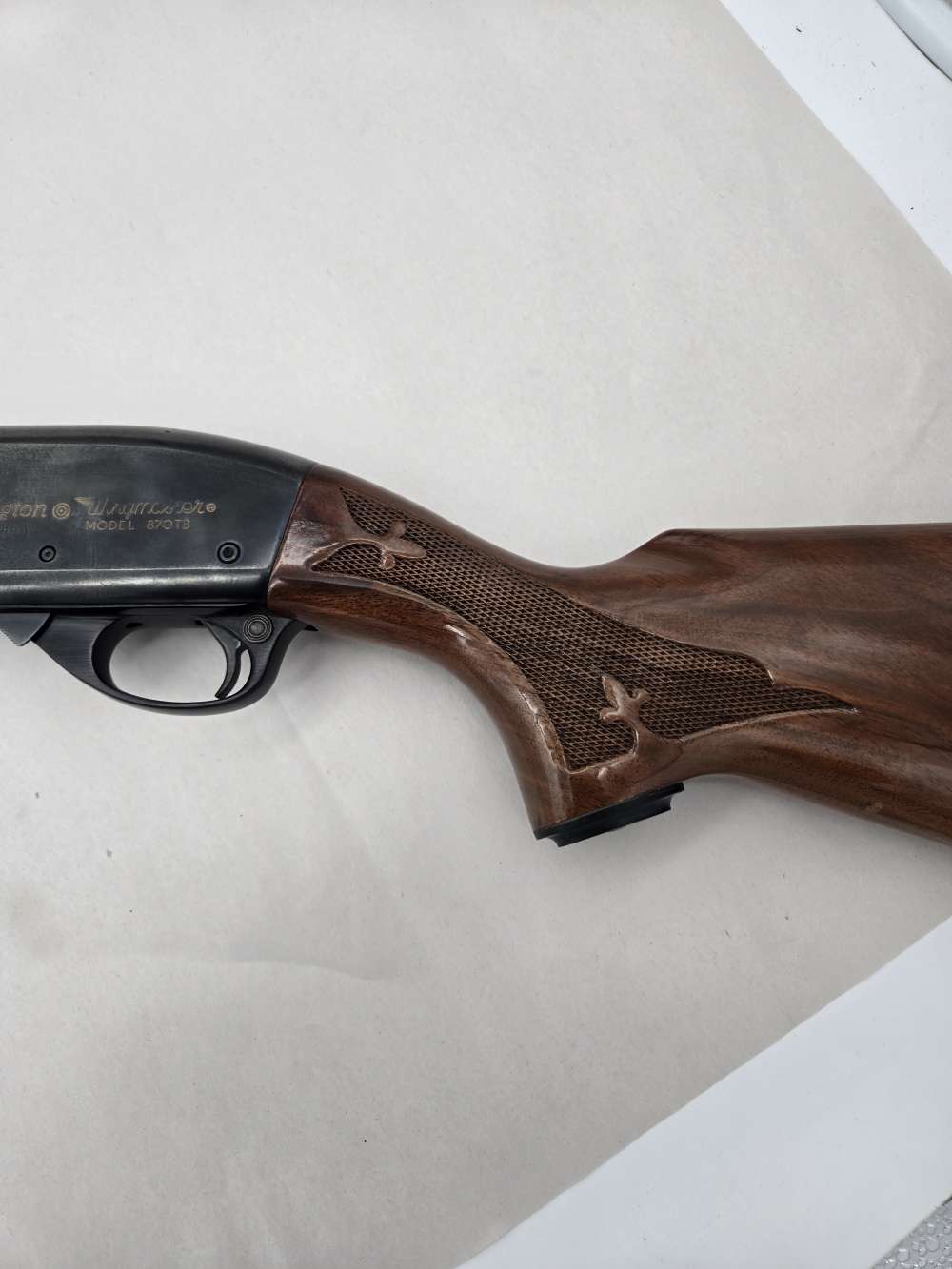 1977 Remington 870TB Wingmaster 12ga 30" VR Full Barrel Gold Fill-img-2