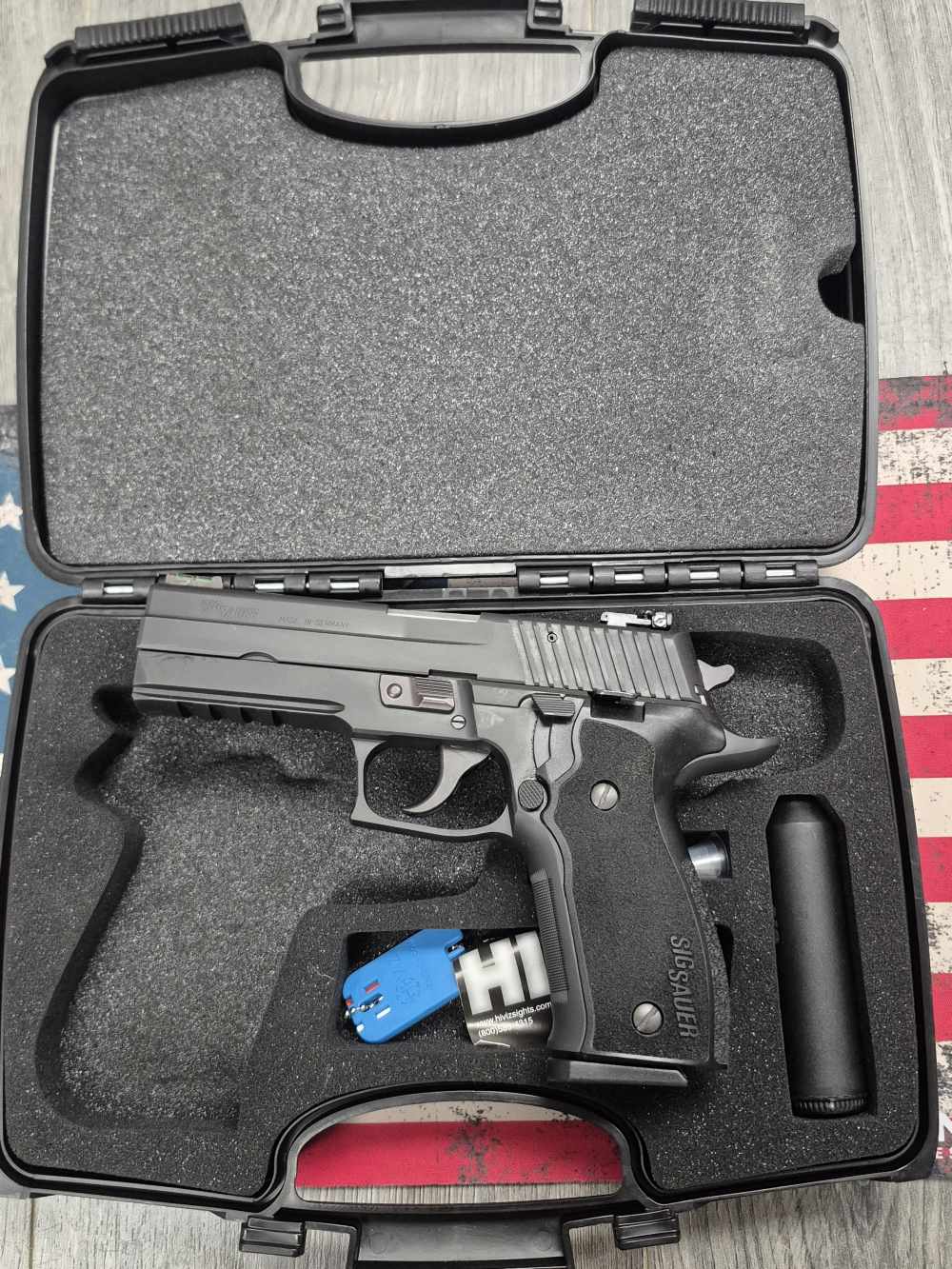 PENNY! GERMAN SIG CUSTOM SHOP SIG SAUER P226 LDC II IN BOX PAPERS VERY RARE-img-0