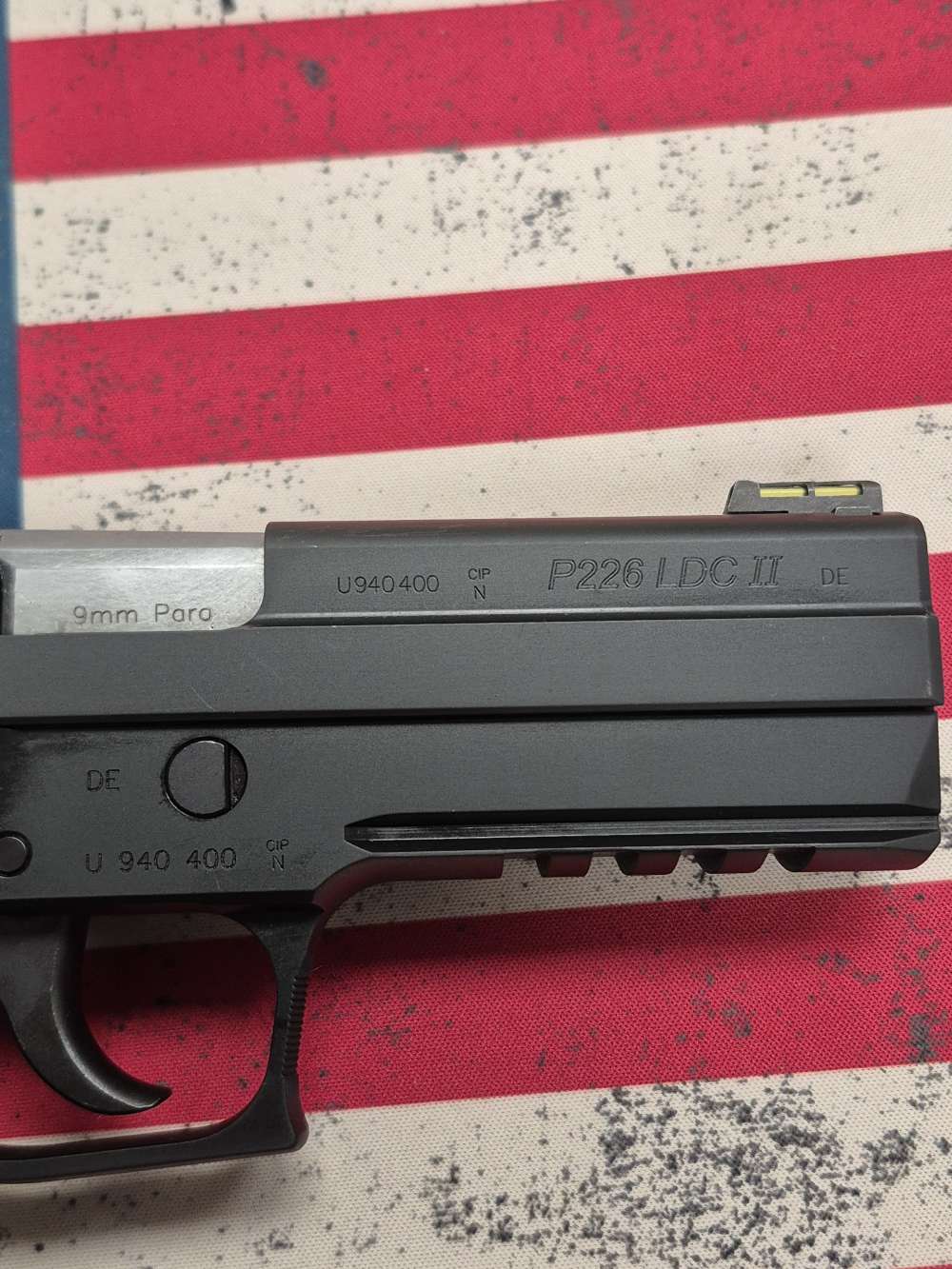 PENNY! GERMAN SIG CUSTOM SHOP SIG SAUER P226 LDC II IN BOX PAPERS VERY RARE-img-5