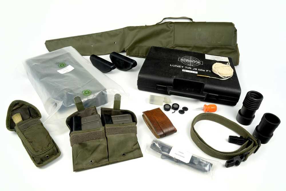 Navy Arms Import FRF2 Sniper Rifle With Scrome J8 F1 Scope & Accessories-img-12