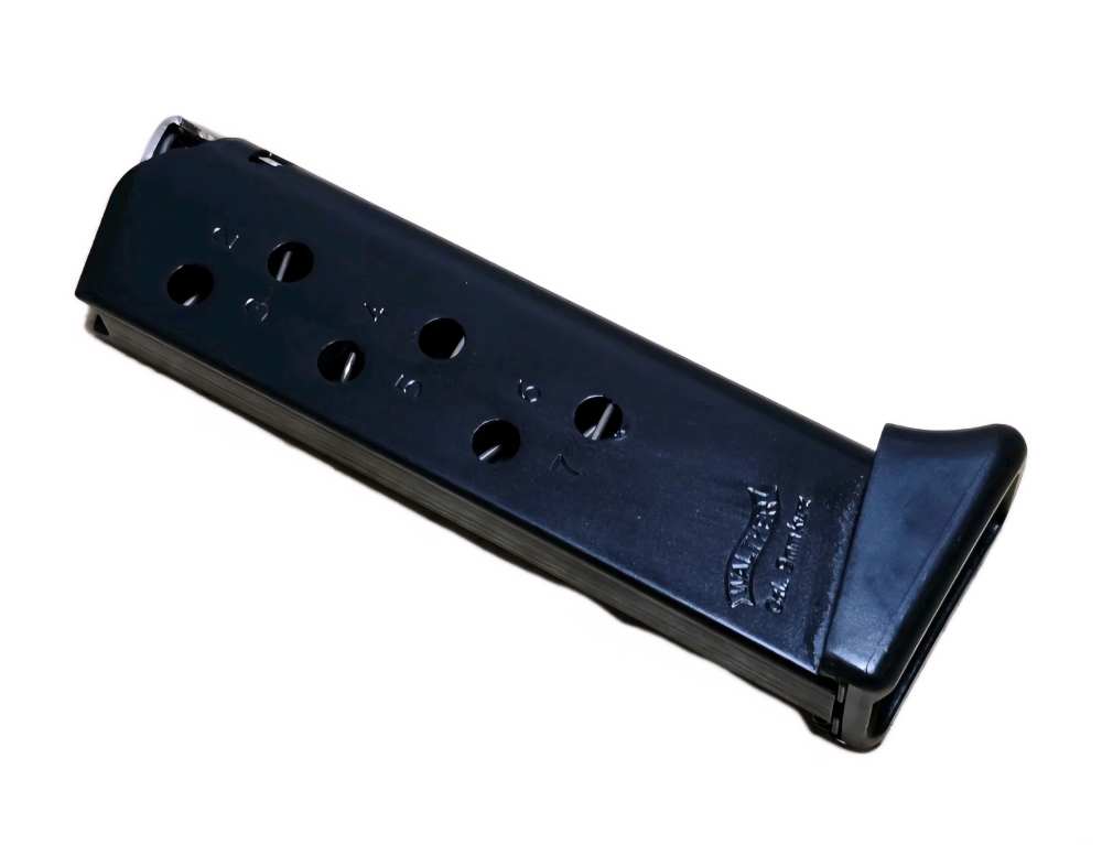 Walther PPK/S PPKS Pistol Magazine with Finger Rest 380 ACP 7 Round Black-img-3