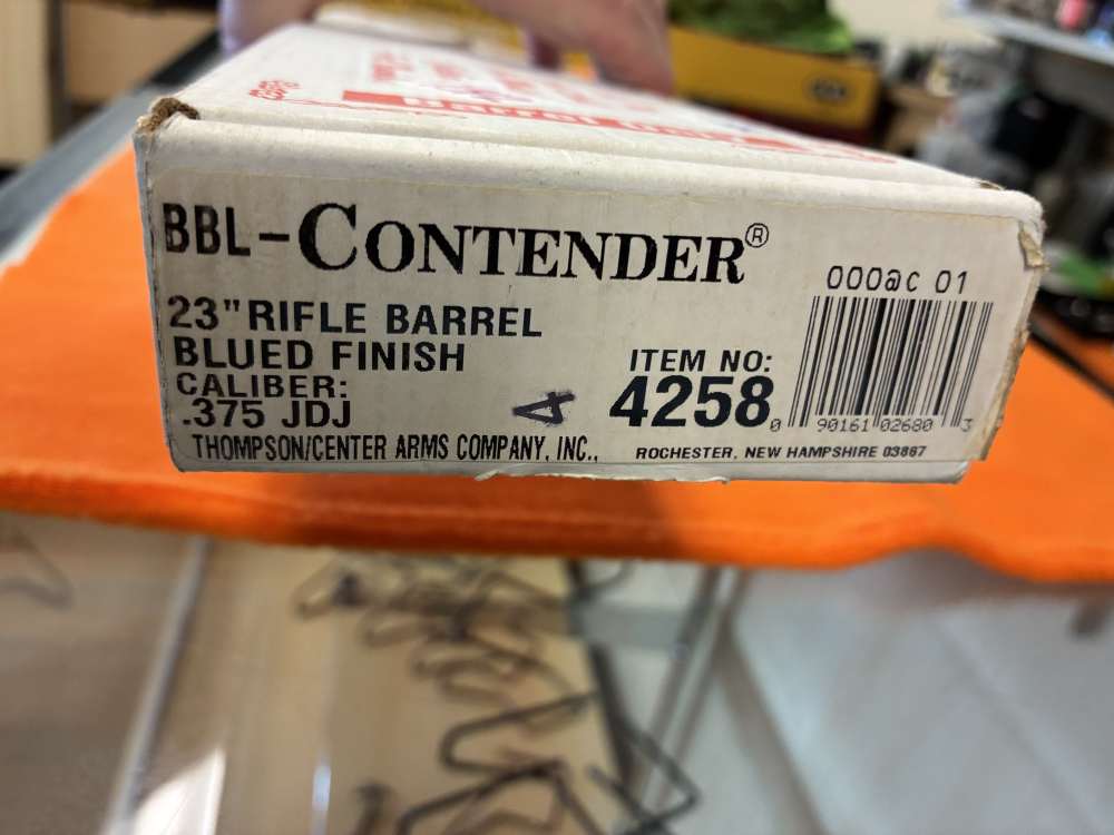 Thompson Center Contender 375 JDJ 23” Rifle Barrel Blued Item # 4258-img-16