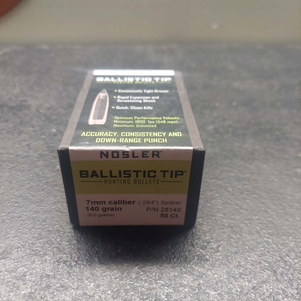Nosler 7mm .284 140g 50 count Nosler Ballistic Tip-img-0