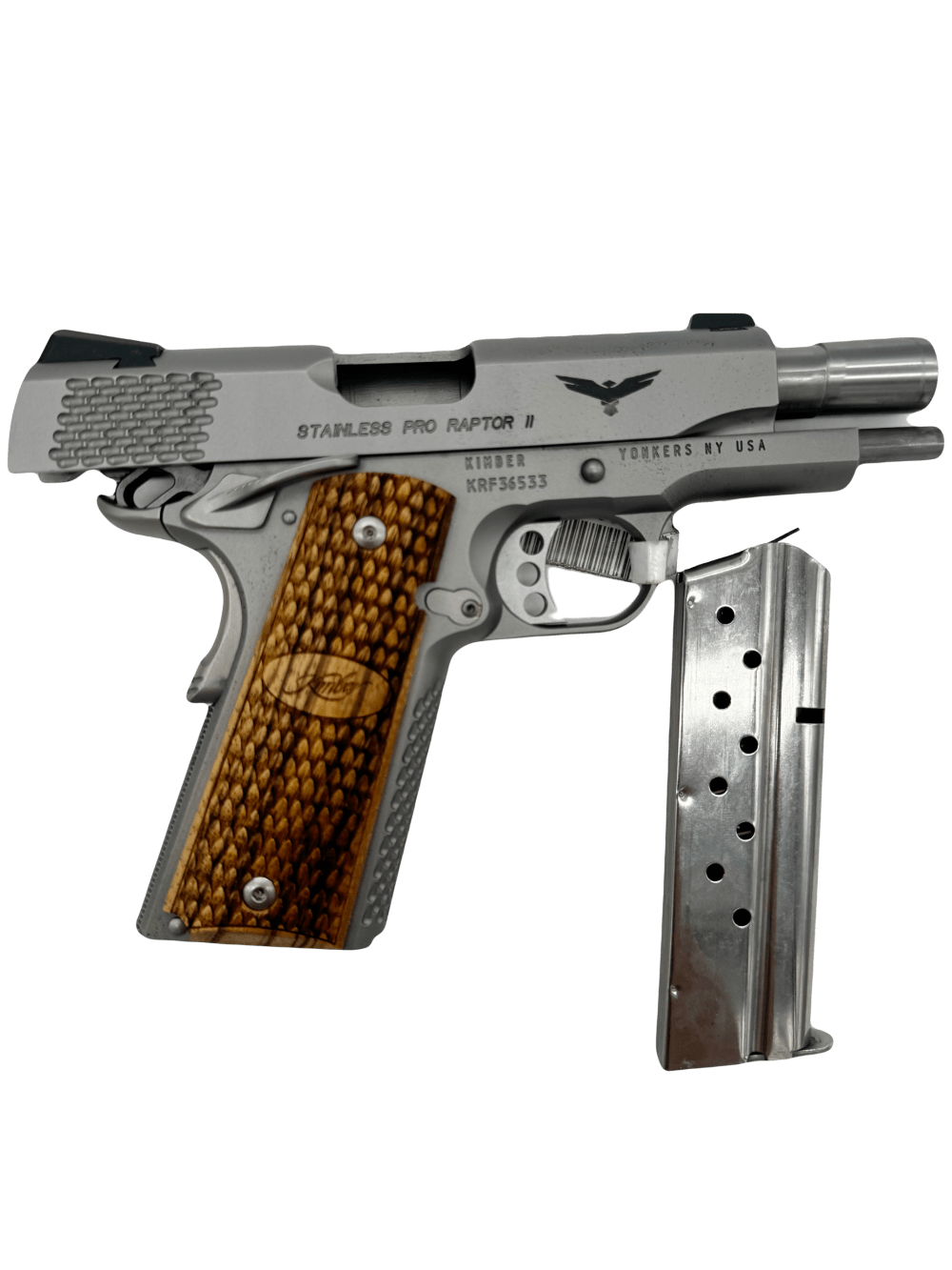 Kimber Stainless Pro Raptor II .45 ACP 4" Custom Shop 1911-img-0